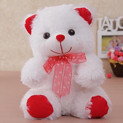 Cute White Fur Teddy Bear