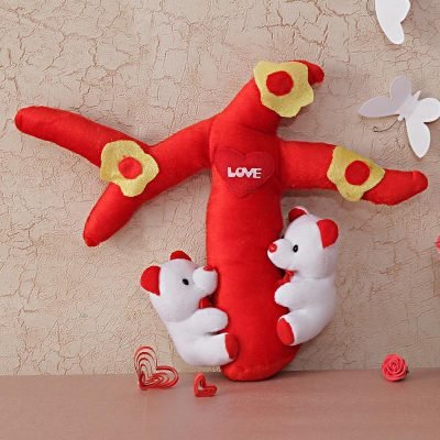 Teddy Bears on Tree Soft Toy