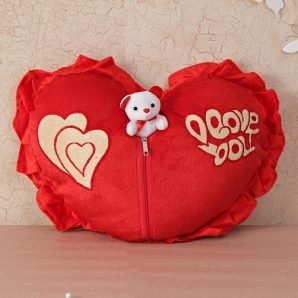 Heart Shape Soft toy with Teddy