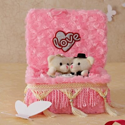 Love Couple Teddy Bear Showpiece