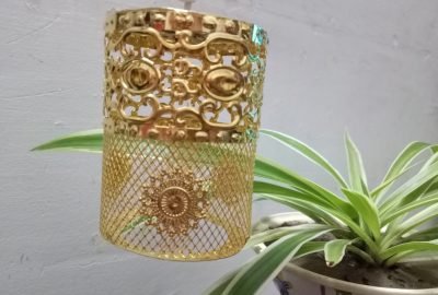 Netted Cylindrical Hanging Lamp - Image 2
