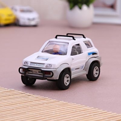 White SUV car